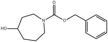 1H-AZEPINE-1-CARBOXYLIC ACID, HEXAHYDRO-4-HYDROXY-, PHENYLMETHYL ESTER Struktur