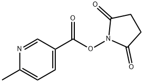 6-METHYL-NICOTINIC ACID 2,5-DIOXO-PYRROLIDIN-1-YL ESTER Structure