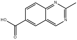 6-Quinazolinecarboxylic acid, 2-methyl- (9CI) Structure