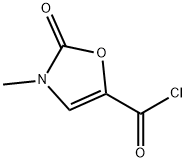 5-Oxazolecarbonyl chloride, 2,3-dihydro-3-methyl-2-oxo- (9CI) Struktur