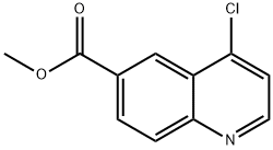 Methyl 4-chloroquinoline-6-carboxylate Struktur