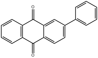 2-フェニル-9,10-アントラセンジオン 化学構造式