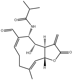 刺苞菊胺内酯, 64852-96-6, 结构式