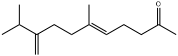 (E)-6,10-Dimethyl-9-methylene-5-undecen-2-one Struktur