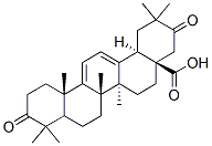 3,21-Dioxooleana-9(11),12-dien-28-oic acid 结构式