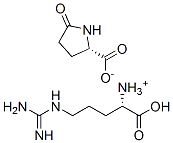 5-oxo-DL-proline, compound with L-arginine (1:1) Struktur