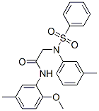 2-[벤젠술포닐-(3-메틸페닐)아미노]-N-(2-메톡시-5-메틸-페닐)아세트아미드