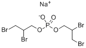 BIS(2,3-DIBROMOPROPYL)PHOSPHATE,SODIUMSALT 结构式