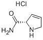 3,4-デヒドロ-L-プロリンアミド塩酸塩 化学構造式