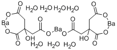 TRI-BARIUM DICITRATE HEPTAHYDRATE Structure