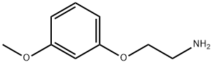 2-(3-メトキシフェノキシ)エタンアミン 化学構造式