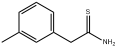 2-(3-甲基苯基)硫代乙酰胺,6487-91-8,结构式