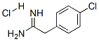 4-クロロベンゼンエタンイミドアミド塩酸塩 化学構造式