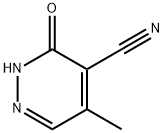 2,3-Dihydro-5-Methyl-3-oxo-4-pyridazinecarbonitrile Struktur