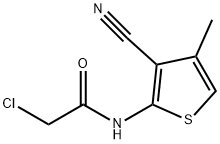N1-(3-氰基-4-甲基-2-噻吩基)-2-氯乙胺,648859-02-3,结构式