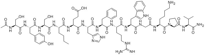 [Nle4]-α-MSH 化学構造式