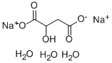 DL-りんご酸ナトリウム三水和物 化学構造式