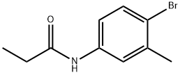 N-(4-溴-3-甲基苯基)丙胺, 64890-68-2, 结构式