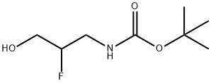 Carbamic acid, (2-fluoro-3-hydroxypropyl)-, 1,1-dimethylethyl ester (9CI) Struktur