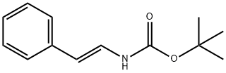 Carbamic acid, [(1E)-2-phenylethenyl]-, 1,1-dimethylethyl ester (9CI) Struktur
