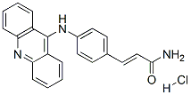3-(4-(9-Acridinylamino)phenyl)-2-propenamide monohydrochloride Struktur