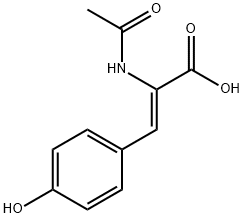 2-ACETYL-3-(4-HYDROXYLPHENYL)-ACRYLICACID Struktur