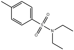 N,N-ジエチル-p-トルエンスルホンアミド 化学構造式