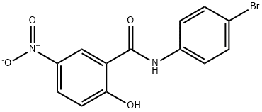 N-(4-Bromophenyl)-5-nitrosalicylamide Structure