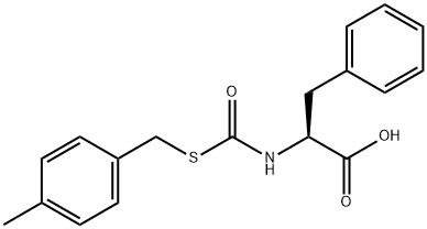 N-(4-methylbenzylthiocarbonyl)phenylalanine Struktur