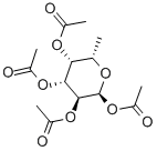 1,2,3,4-四-O-乙酰基-Α-L-岩藻吡喃糖苷, 64913-16-2, 结构式