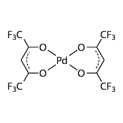 PALLADIUM(II) HEXAFLUOROACETYLACETONATE Structure