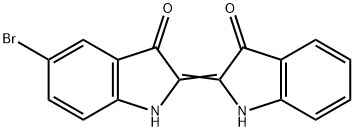 3H-Indol-3-one,5-dromo-2-1,3-dihydro-3-oxo-2H-indol-2-ylidene-1,2-dihydro Structure