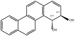 CHRYSENE-TRANS-3,4-DIHYDRODIOL Struktur