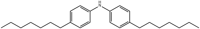 4-ヘプチル-N-(4-ヘプチルフェニル)ベンゼンアミン 化学構造式
