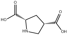 L-CIS-PYRROLIDINE-2,4-DICARBOXYLIC ACID Struktur