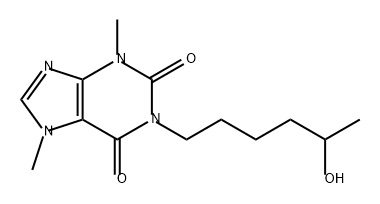 利索茶碱 结构式