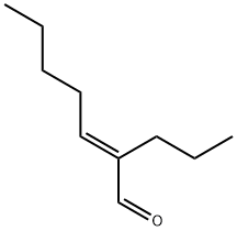 (E)-2-propylhept-2-enal Struktur