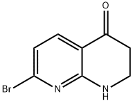 7-BROMO-2,3-DIHYDRO-1,8-NAPHTHYRIDIN-4(1H)-ONE Structure