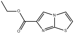 イミダゾ[2,1-B]チアゾール-6-カルボン酸エチル 化学構造式