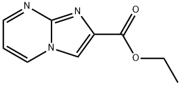 IMIDAZO[1,2-A]PYRIMIDINE-2-CARBOXYLIC ACID ETHYL ESTER Structure