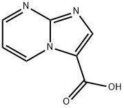 咪唑并[1,2-A]嘧啶-3-羧酸, 64951-11-7, 结构式