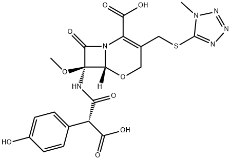 拉氧头孢, 64952-97-2, 结构式