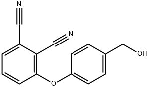 3-(4-(hydroxymethyl)phenoxy)phthalonitrile Structure