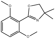 2-(2,6-二甲氧基苯基)-4,4-二甲基-2-唑啉, 64957-86-4, 结构式