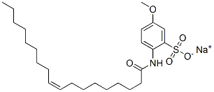 sodium (Z)-5-methoxy-2-[(1-oxooctadec-9-enyl)amino]benzenesulphonate Structure