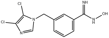 3-[(4,5-DICHLORO-1H-IMIDAZOL-1-YL)METHYL]-N'-HYDROXYBENZENECARBOXIMIDAMIDE 结构式
