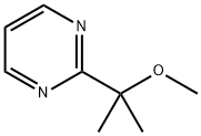 Pyrimidine, 2-(1-methoxy-1-methylethyl)- (9CI) Structure