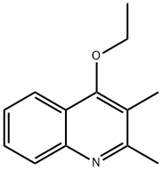 Quinoline, 4-ethoxy-2,3-dimethyl- (9CI) 化学構造式