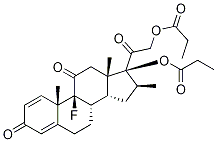 11-氧-倍他米松二丙酸酯, 64967-90-4, 结构式