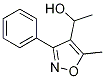 1-(5-メチル-3-フェニルイソキサゾール-4-イル)エタノール 化学構造式
